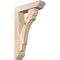 Ekena Millwork Olympic Slat Smooth Bracket w/ Offset Brace, Douglas Fir, 5 1/2"W x 20"D x 32"H BKT0604X20X32OLY06SDF - alternate 1
